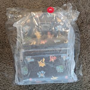 NWT Loungefly Pokemon Starters Mini Backpack